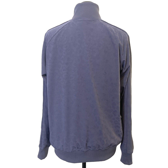 Athleta Jacket Women Medium Tall Lightweight Zip Up Brooklyn Bomber Leopard UPF - Picture 3 of 9